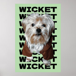 Póster ¡Personalízalo! Repetición de foto y nombre del Ma