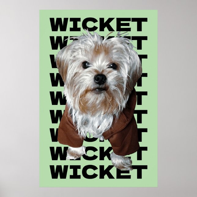 Póster ¡Personalízalo! Repetición de foto y nombre del Ma (Frente)