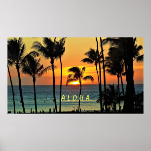 Póster Personalizar Aloha - Maui