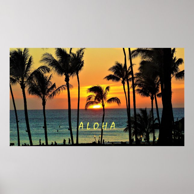 Póster Personalizar Aloha - Maui (Frente)