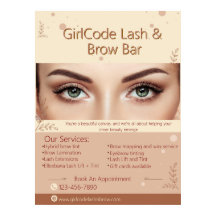 Personalizar ceja pestaña salón de belleza promoci