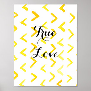 Póster personalizar de amor verdadero msg