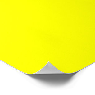 Póster Personalizar De Color De Fondo Amarillo Limón Esto