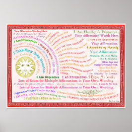 Póster Personalizar de esta afirmación de Sunrise