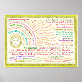 Póster Personalizar de esta afirmación de Sunrise