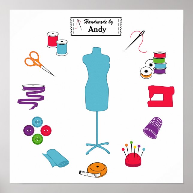 Póster Personalizar de la etiqueta con la derecha (Frente)