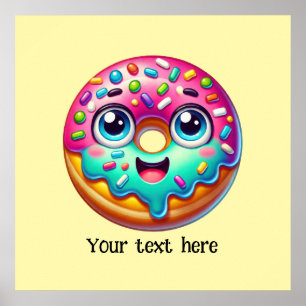 Póster Personalizar de la tienda de donut