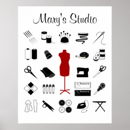 Póster Personalizar del Poster de texto