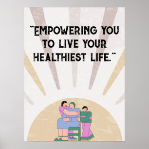 Póster Personalizar el anuncio de citas médicas para el h