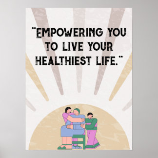 Póster Personalizar el anuncio de citas médicas para el h