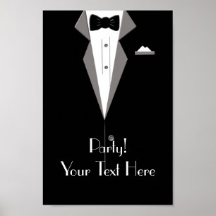 Póster Personalizar el Fiesta Poster Tuxedo Art