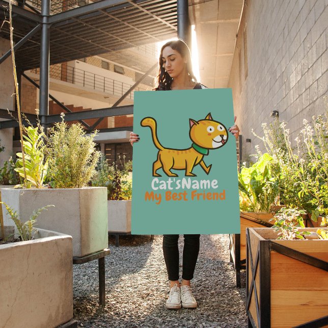 Póster Personalizar el mejor gato amigo (Subido por el creador)