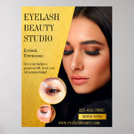 Póster Personalizar Extensiones Eyelash Studio Extra Gran