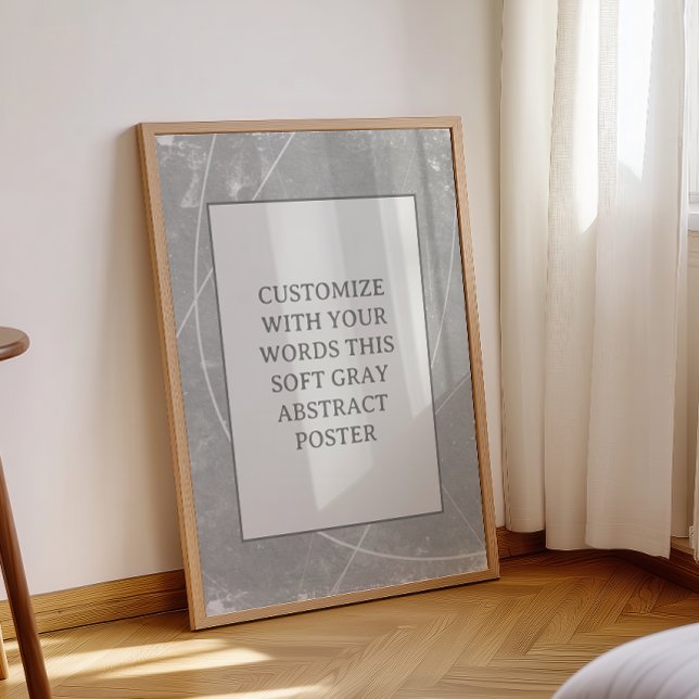 Póster Personalizar Gris Este Poster Resumen Rótulo Boda (Subido por el creador)