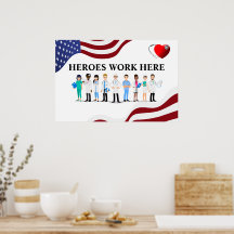 Personalizar Héroes del Hospital Trabajar Aquí Ico