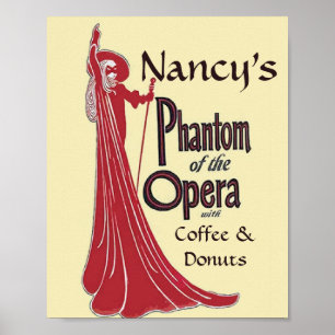 Póster Personalizar ópera vintage