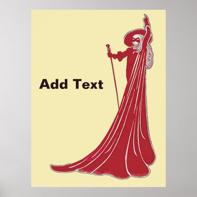 Póster Personalizar ópera vintage (Frente)