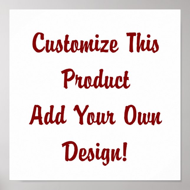 PÓSTER PERSONALIZAR - POSTER (Frente)