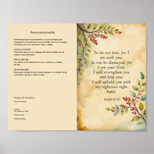 Póster Personalizar y descarga Boletín de la Iglesia