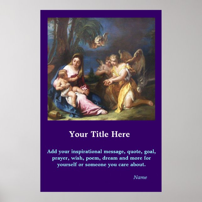 Póster PersonalizarABLEs - Mary y Child (Frente)