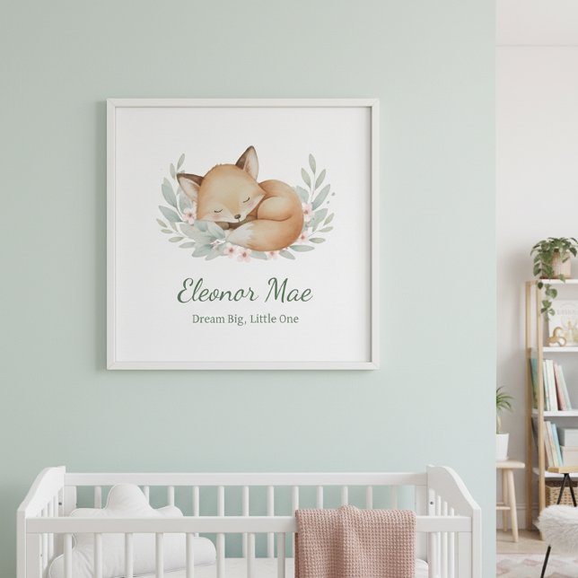 Póster  Personalized Dream Big, Little One Nursery Wall (Subido por el creador)