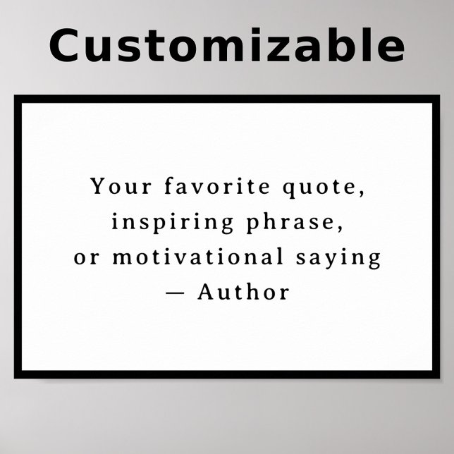 Póster Personalized  Your Funny Quote – Create Your Own (Subido por el creador)