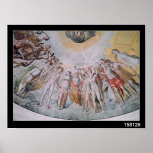 Póster Personas de la Corte de Medici