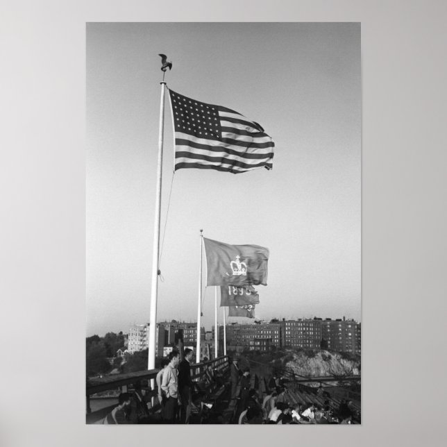 Póster Personas en Bleachers (Frente)