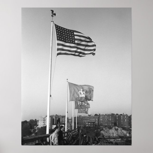 Póster Personas en Bleachers (Frente)