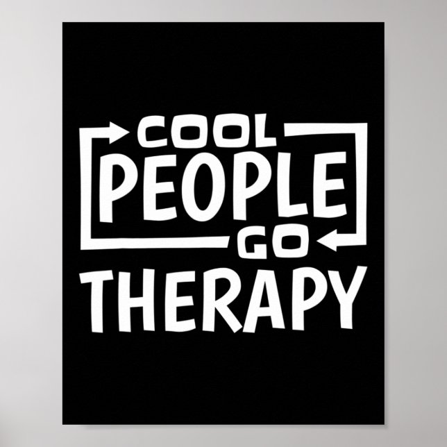 Póster Personas que reciben tratamiento para la salud men (Frente)