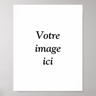Póster personnalisé avec votre photo