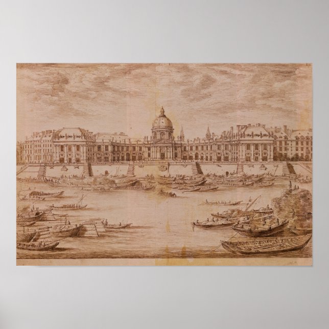 Póster Perspectiva del Colegio de Quatre-Nations (Frente)