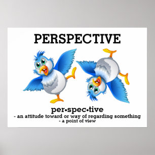 Póster PERSPECTIVA - Poster de actitud