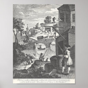 Póster Perspectivas Absurdas, William Hogarth