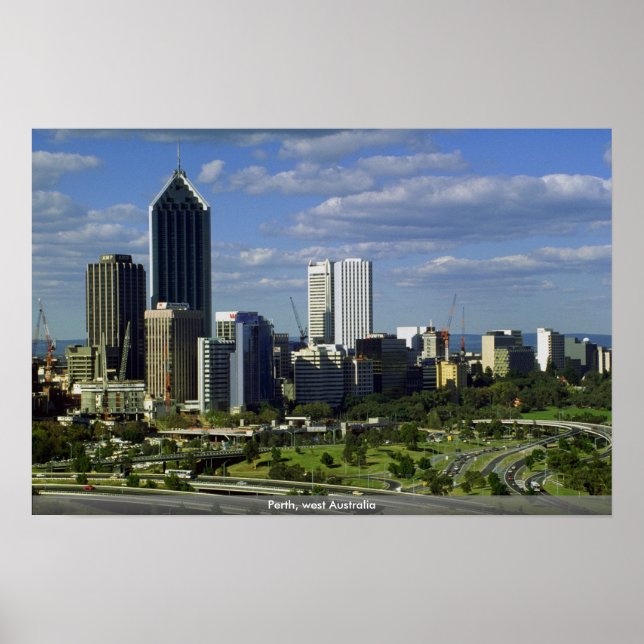Póster Perth, Australia occidental (Frente)