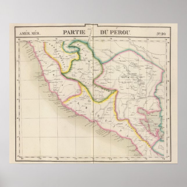 Póster Perú, América del Sur 21 (Frente)