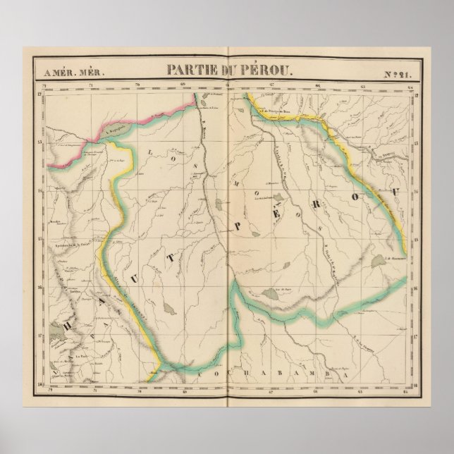 Póster Perú, América del Sur 22 (Frente)