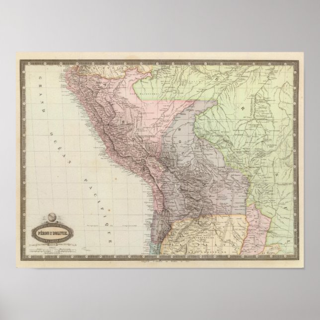 Póster Perú, Bolivia 2 (Frente)
