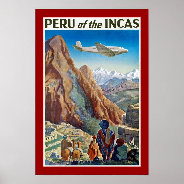 Póster Perú de los Incas (Frente)