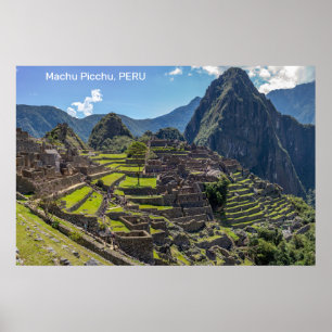 Póster Perú Machu Picchu