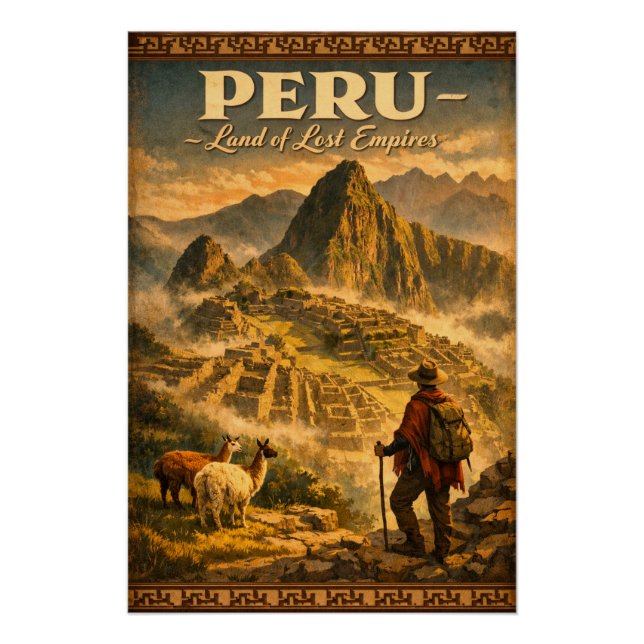Póster “PERÚ – Tierra de Imperios Perdidos (Anverso)