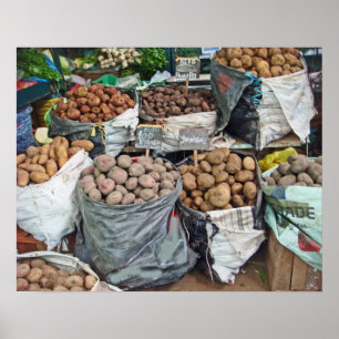 Póster Perú-Tierra de Patatas
