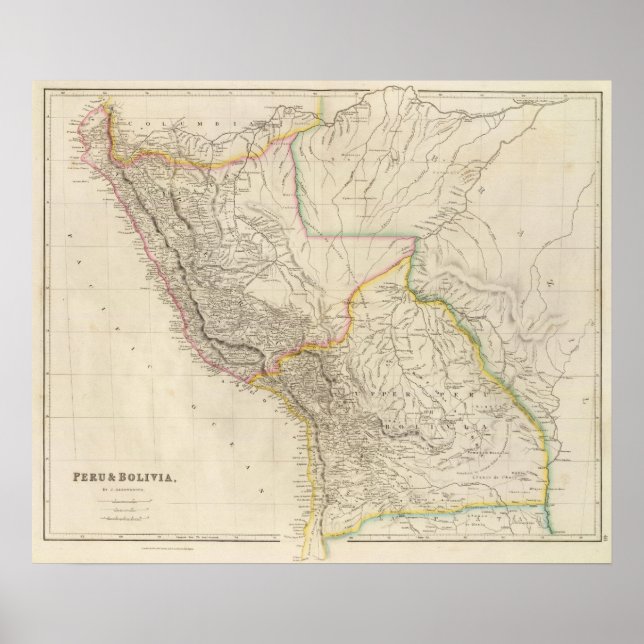 Póster Perú y Bolivia (Frente)