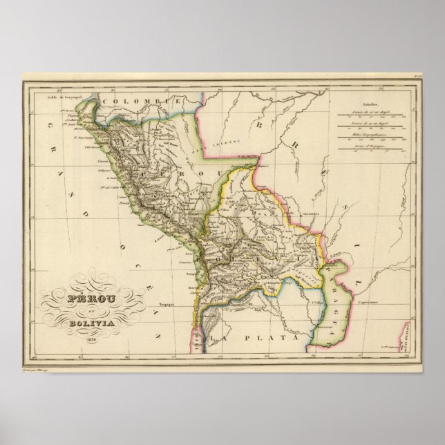 Póster Perú y Bolivia (Frente)