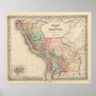 Póster Perú y Bolivia