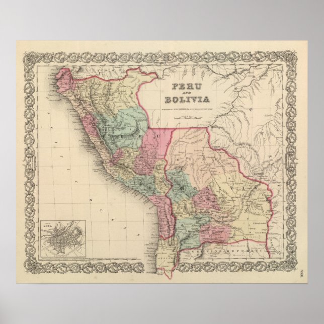 Póster Perú y Bolivia (Frente)