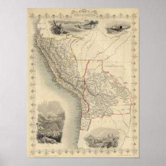Póster Perú y Bolivia