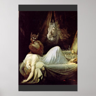Póster Pesadilla De Füssli Johann Heinrich (Mejor Calidad