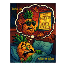 Pesadilla de TropiCool Tony - Piña en pizza