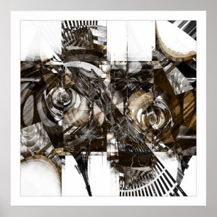 Póster Pesadillas del fractal